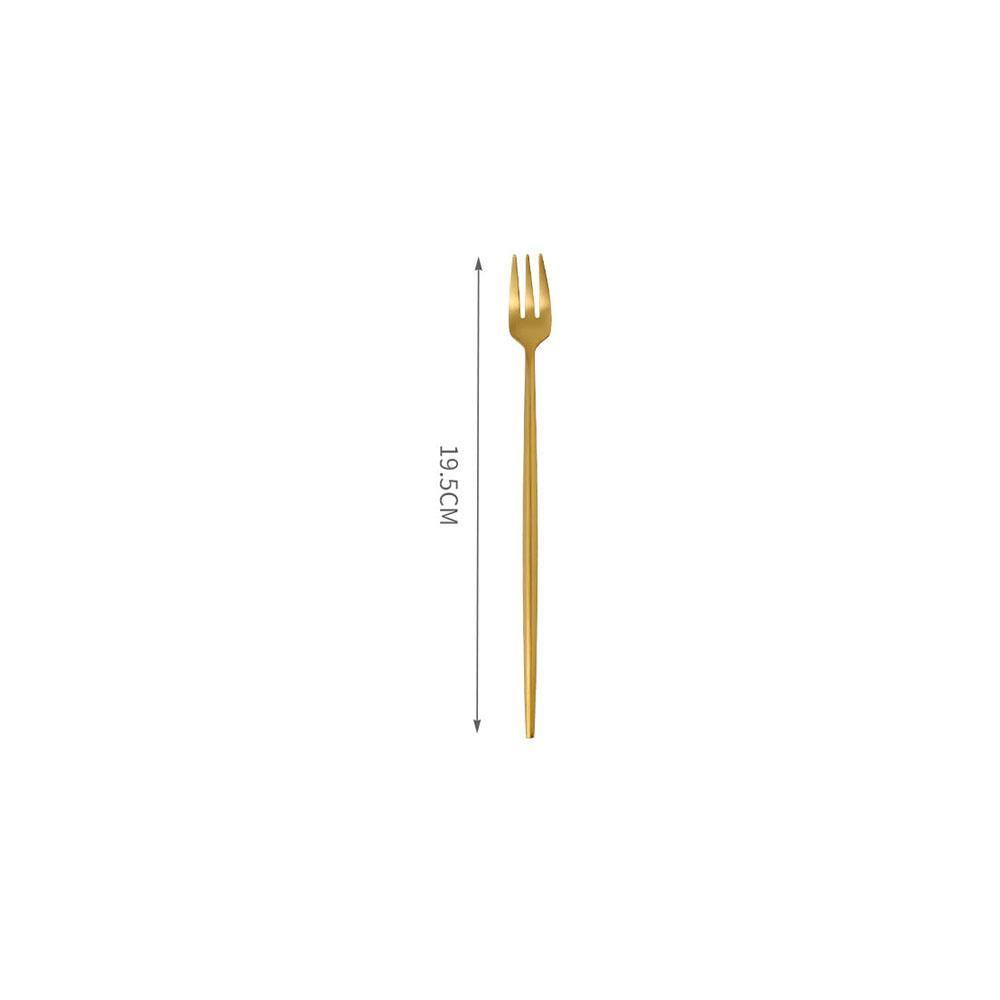 11 Piece Cutlery Set, Gold-Weilai Concept-Weilai Concept