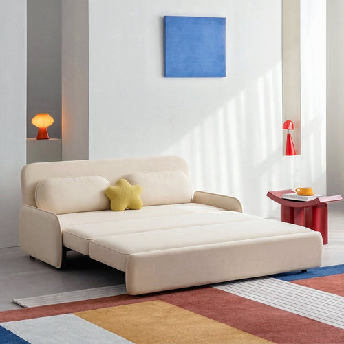 Ari Two Seater Sofa Bed, More Colours, side view of quick delivery corner sofa