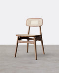 Hans Style Rattan Dining Chair, Light Oak-Weilai Concept