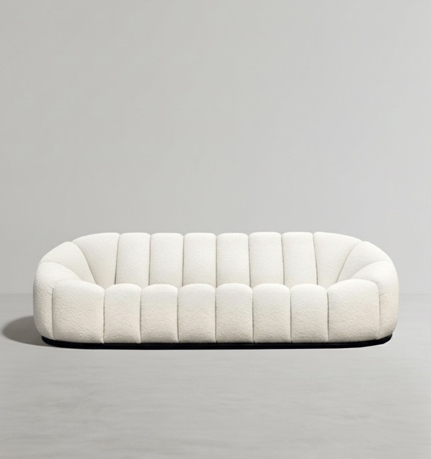 Arsav Pumpkin Three Seater Sofa, Boucle-Weilai Concept