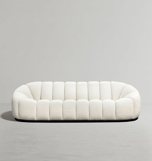 Arsav Pumpkin Three Seater Sofa, Boucle-Weilai Concept