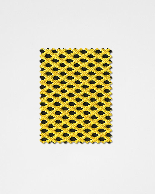Yellow-15 | 3D Solid Knitted Cotton Swatch-Weilai Concept-Weilai Concept