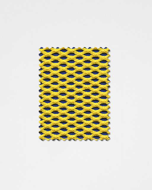 Yellow-16 | 3D Solid Knitted Cotton Swatch-Weilai Concept-Weilai Concept