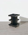 Cassandra Narrow Side Table, Black-Weilai Concept