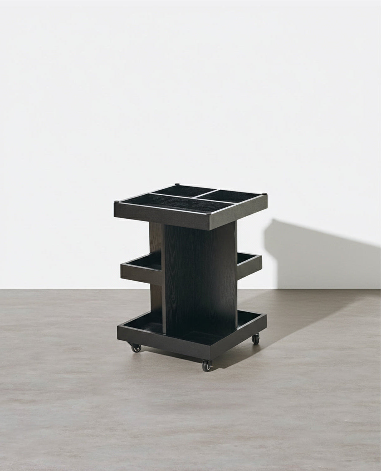 Cassandra Narrow Side Table, Black-Weilai Concept