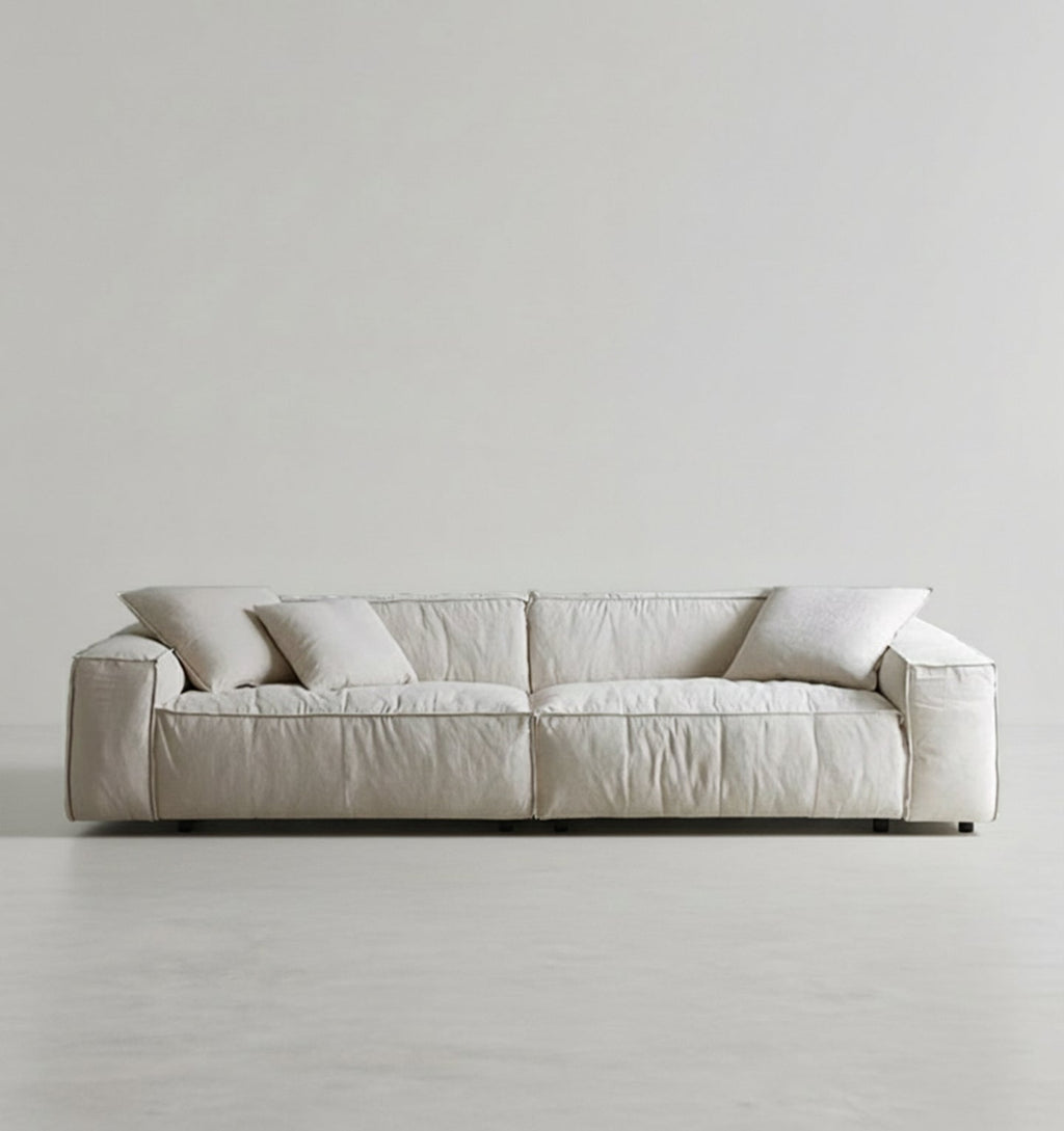 Jerome Three Seater Sofa, Modular Sofa, Cotton Linen-Weilai Concept