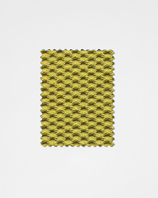 Lime Yellow-18 | 3D Solid Knitted Cotton Swatch-Weilai Concept-Weilai Concept
