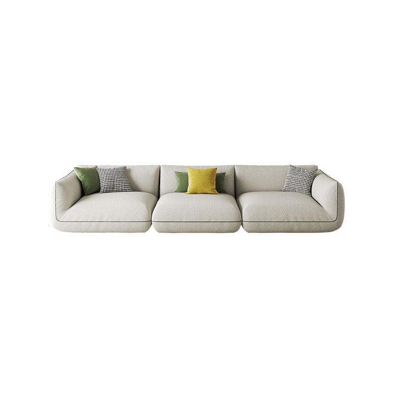 TOFU Agnes Three Seater Corner Sofa, Suede, Modular Sofa with rattan garden furniture corner sofa
