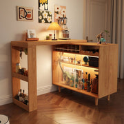 Melissa Folding Bar Table With Sideboard - round folding dining room table