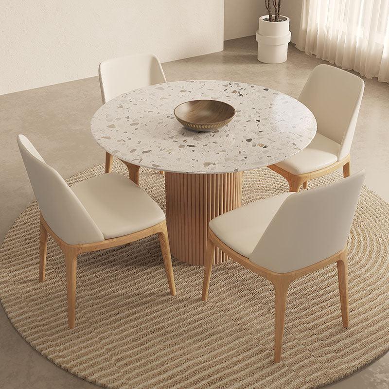 A Set of 2 Sienna Dining Chairs, White with dining table chair cushions