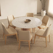 A Set of 2 Sienna Dining Chairs, White with dining table chairs with bench