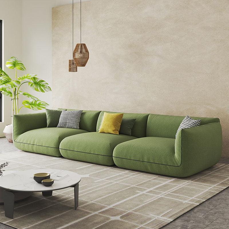 TOFU Agnes Three Seater Corner Sofa, Suede, Modular Sofa with rattan corner sofa cover