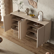 Admon Sideboard, Cream with living room with sideboard