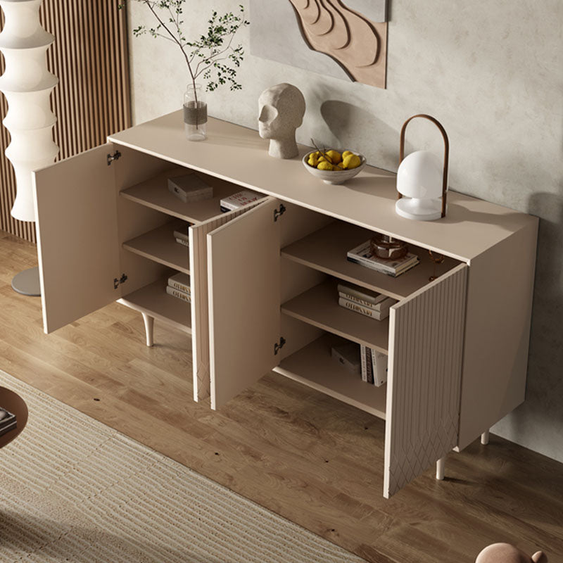 Admon Sideboard, Cream with living room with sideboard