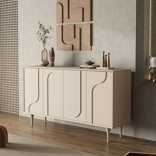 Auvergne Sideboard, Cream - desk with sideboard