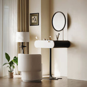 Suzuki Small Dressing Table With Mirror, Slimline Dressing Table-Weilai Concept-Weilai Concept