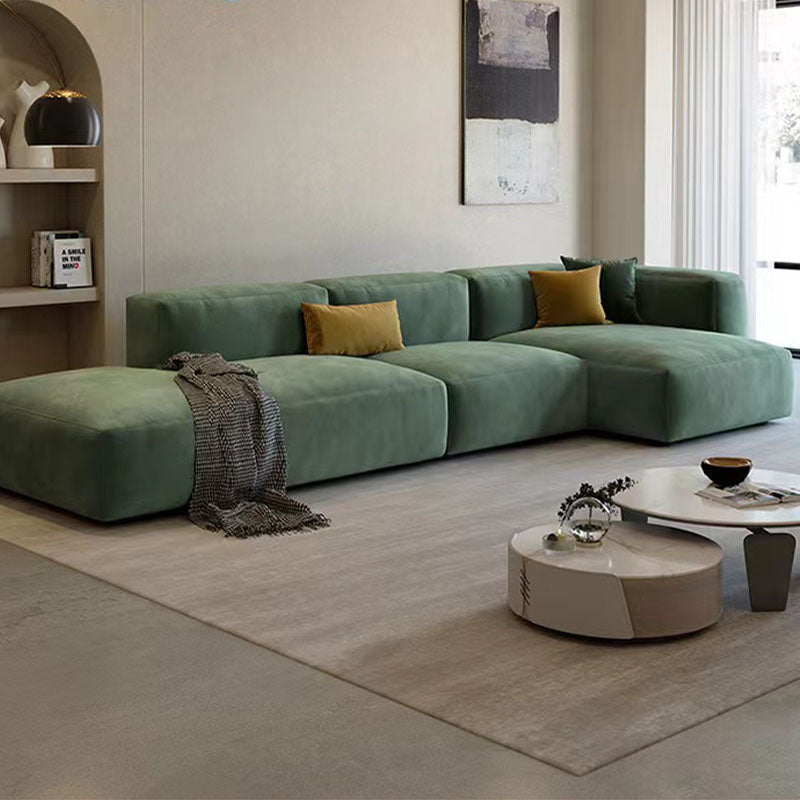 Valentina Three Seater Sofa, Four Seater, Corner Sofa, Velvet with leather right hand corner sofa