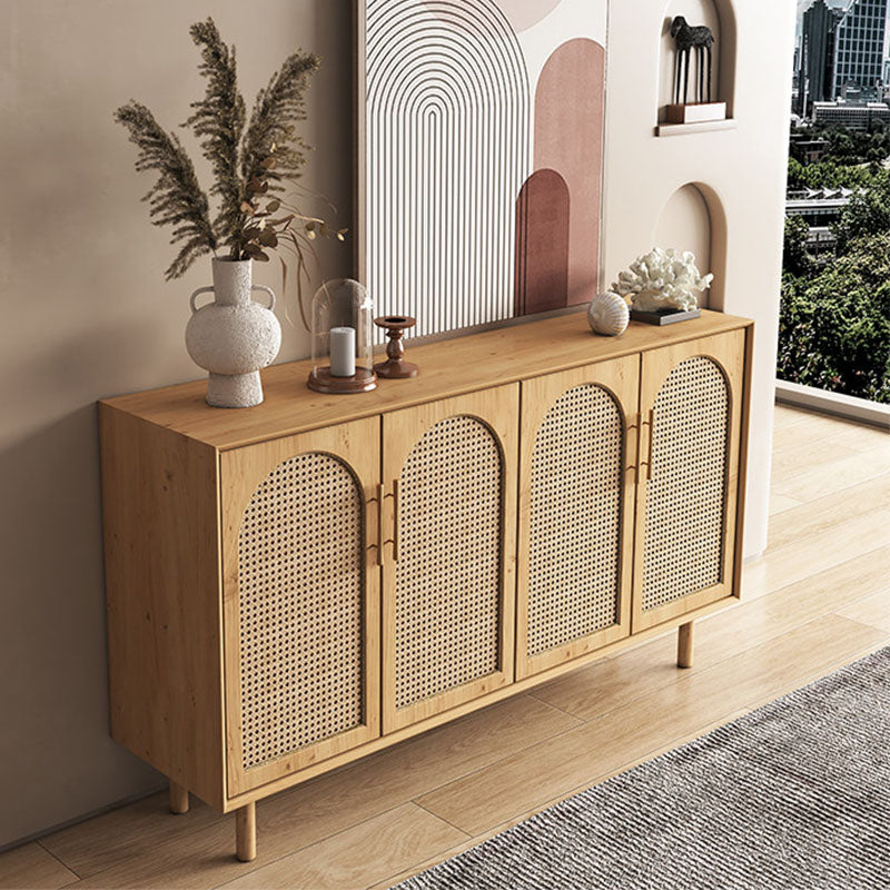 Celeste Rattan Sideboard, Pine Wood with beautility sideboard