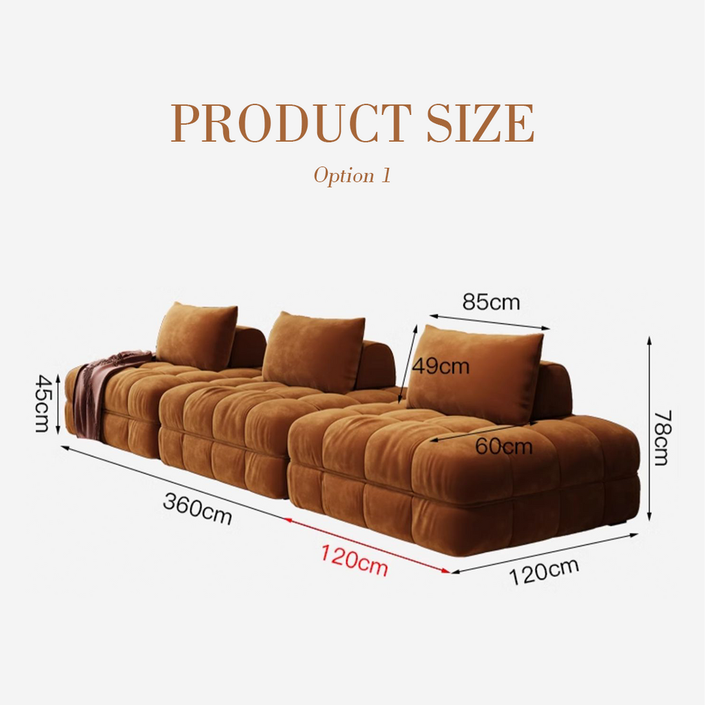 Paloma French Two Seater, Three Seater, Modular Sofa, Velvet with folding outdoor dining table and chairs
