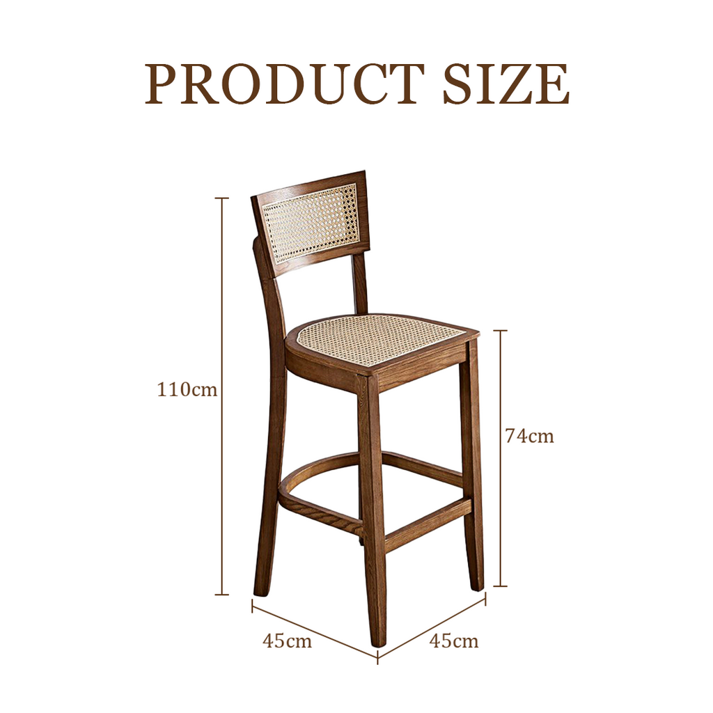 Rico Bar Chair, Rattan-Weilai Concept-Weilai Concept