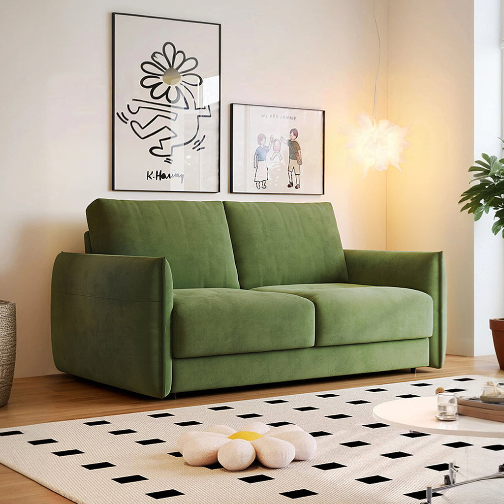 Kaur Two Seater Sofa Bed, Pull Out Sleeper Sofa Bed, More Colours - small sofa bed couch