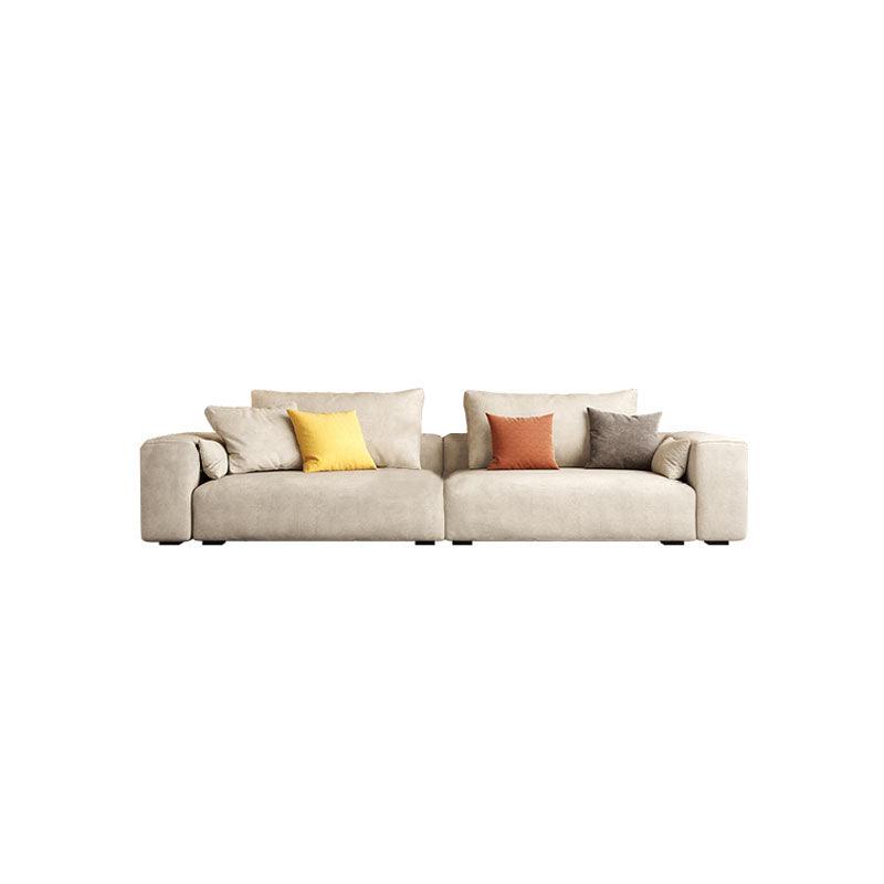 Calvin Two Seater Corner Sofa, Leathaire with silver corner sofa