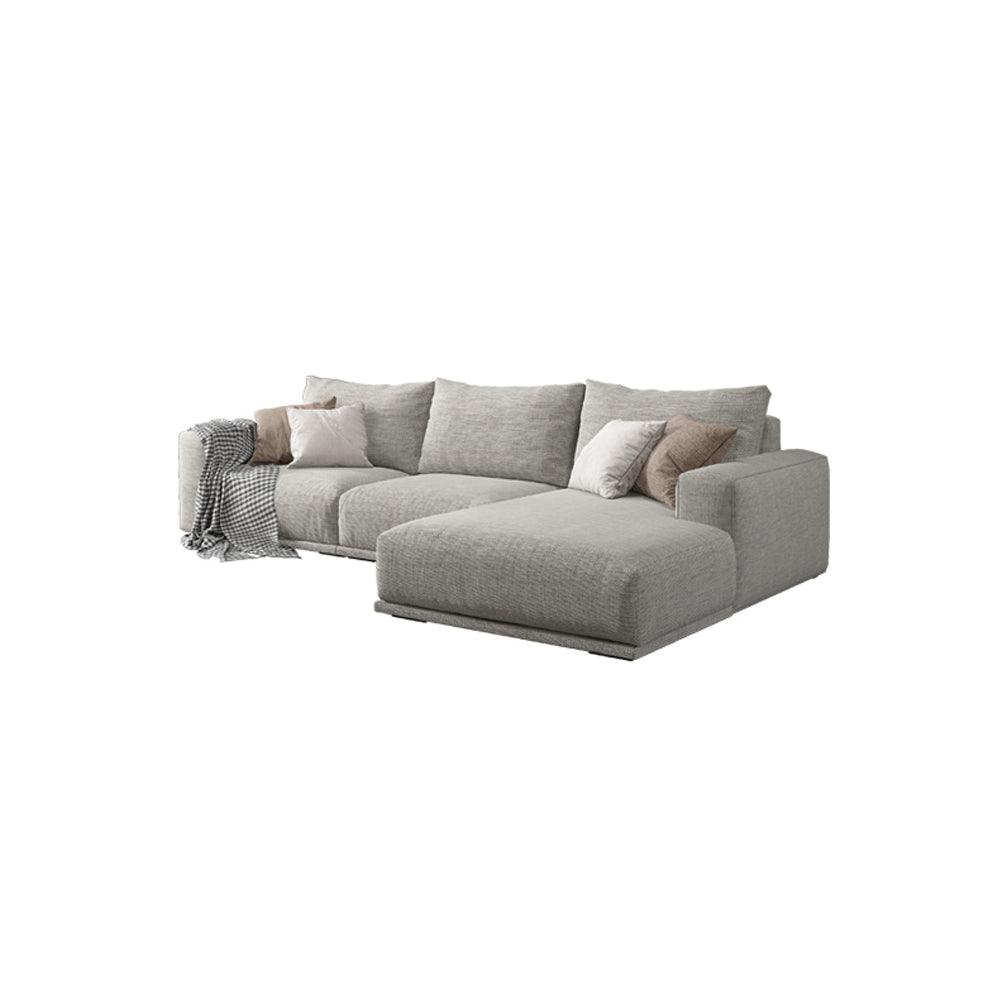 Frances Two Seater Sofa, Cotton Linen with lazyboy corner sofa