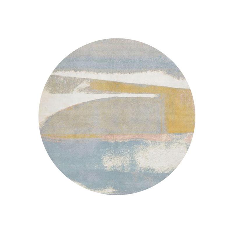 Halo Round Wool Rug, Various Shapes Available-Weilai Concept-Weilai Concept