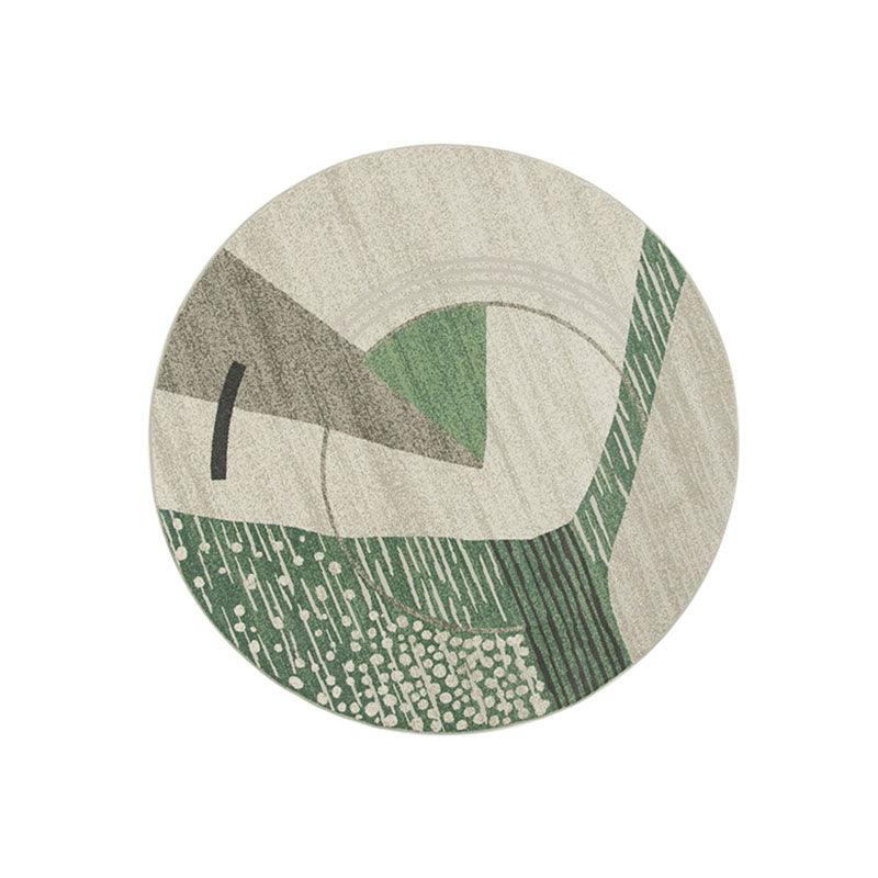 Vaserely Round Wool Rug, Various Shapes Available-Weilai Concept-C-250cm-Weilai Concept