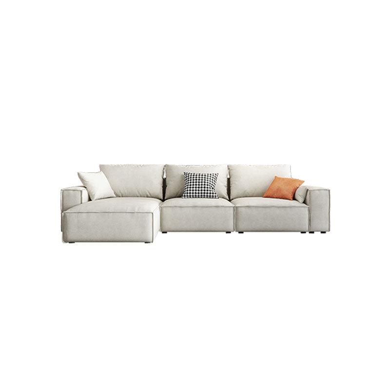 Anselm Four Seater, Five Seater Sofa, Corner Sofa, Leathaire with grey left hand corner sofa
