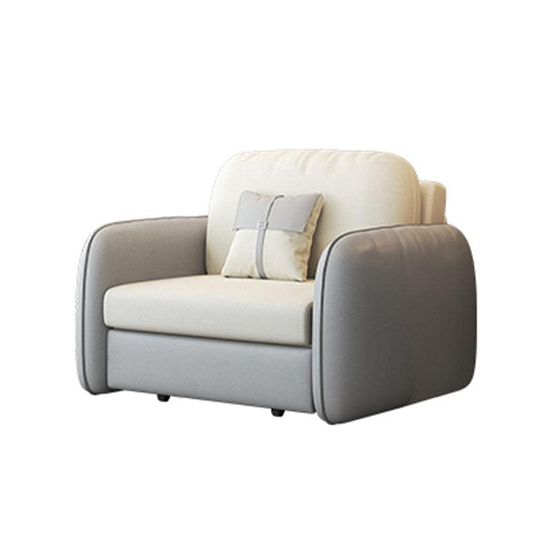Detail view of Caio Single Sofa Bed, Leathaire with corner sofa beds