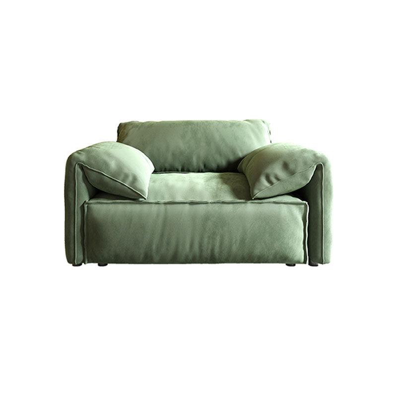 Simon S20 Two Seater Sofa, Velvet-Weilai Concept-Armchair-Green-No Ottoman-Weilai Concept