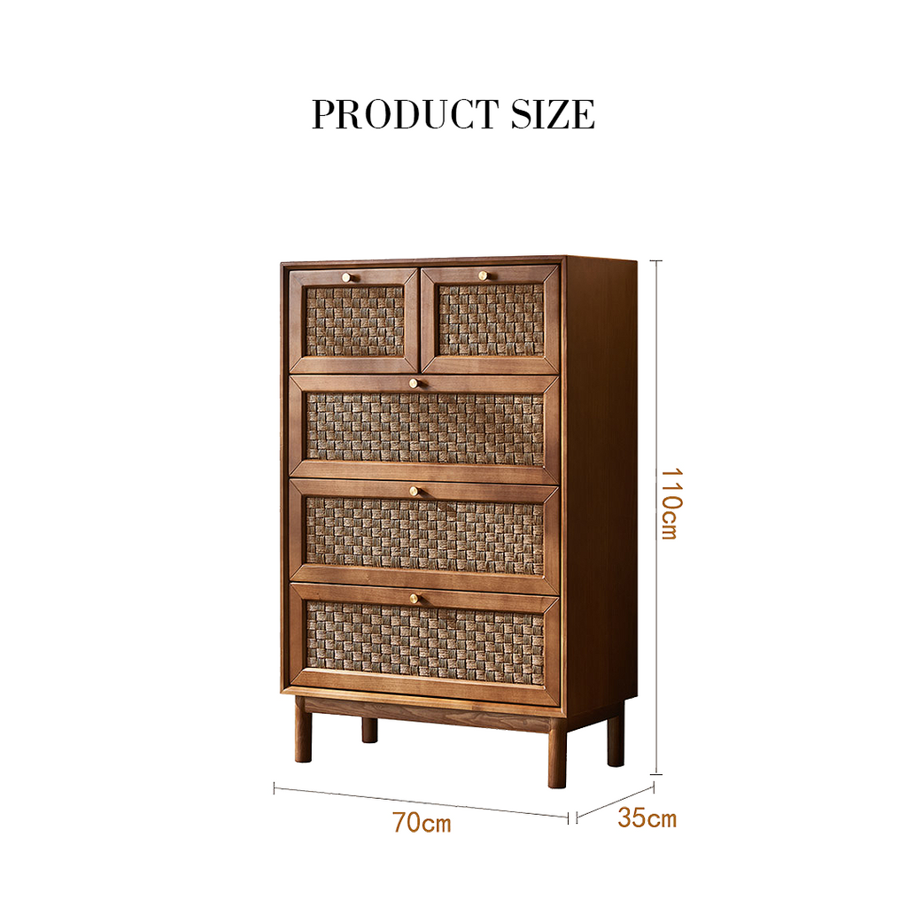 Zulu Art Deco Sideboard, Solid Wood, Walnut with 1960 sideboard