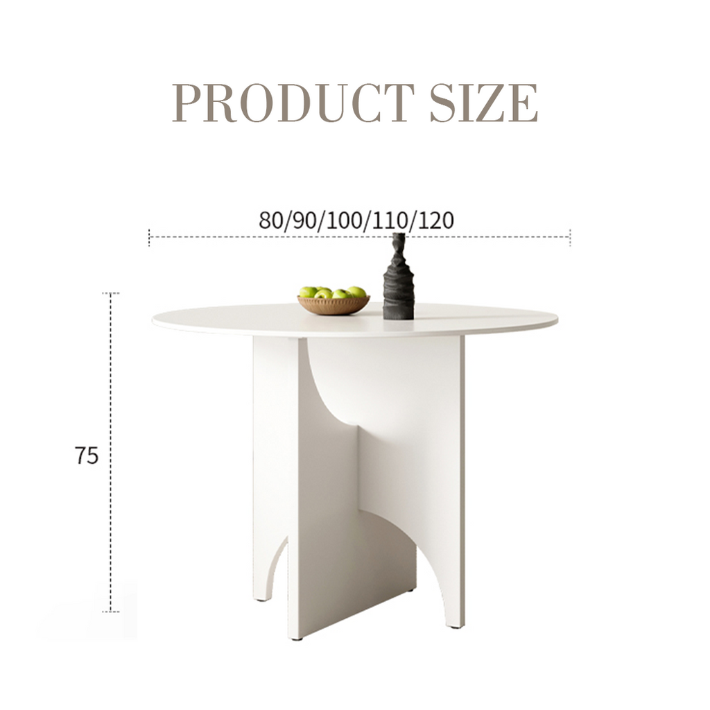 Oighrig Terrazzo Round Dining Table with dining table with 6 chairs
