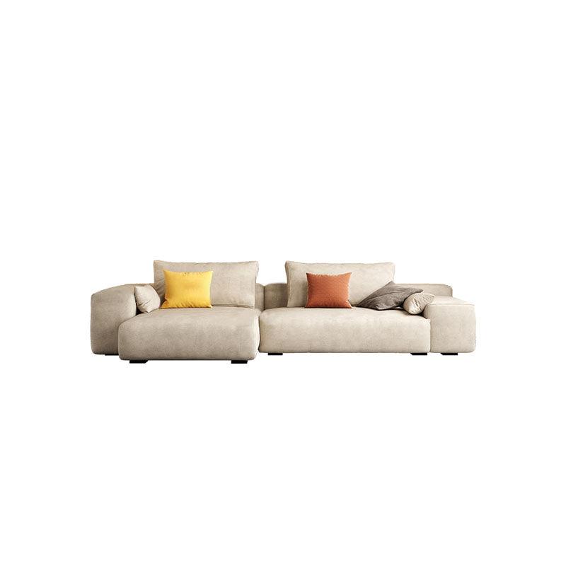 Calvin Two Seater Corner Sofa, Leathaire with small black corner sofa