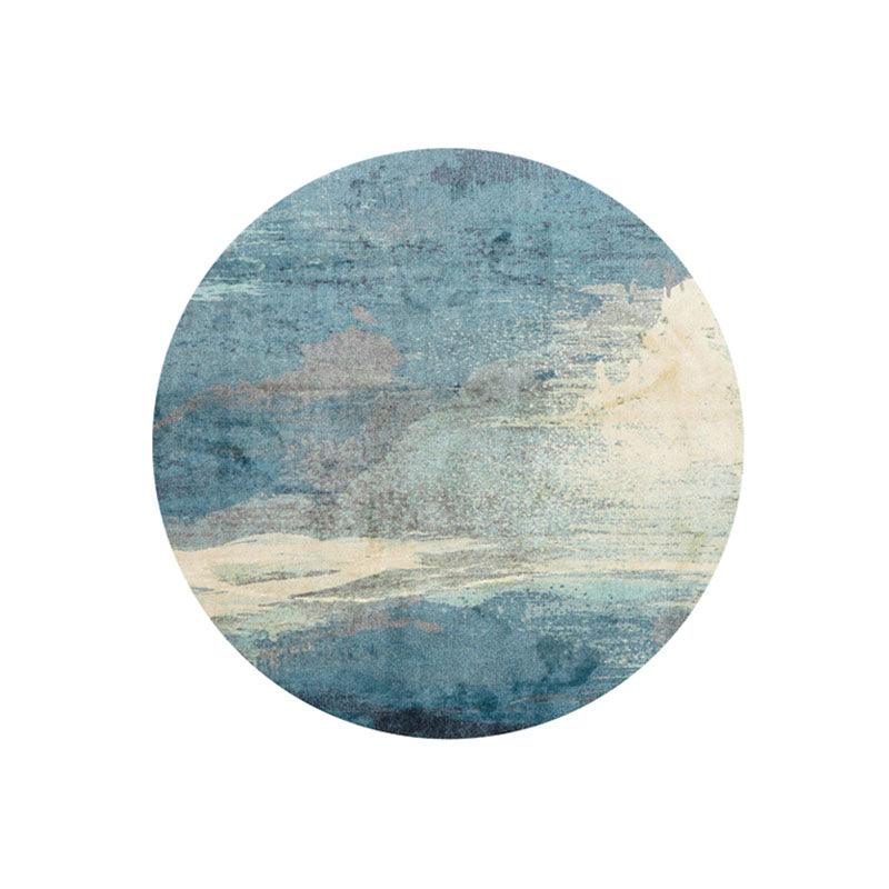 Halo Round Wool Rug, Various Shapes Available-Weilai Concept-Weilai Concept