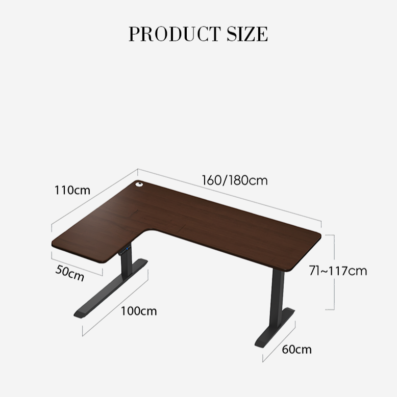 Smart Electric Standing Office Desk, Computer Corner Desk with office desk adjustable height