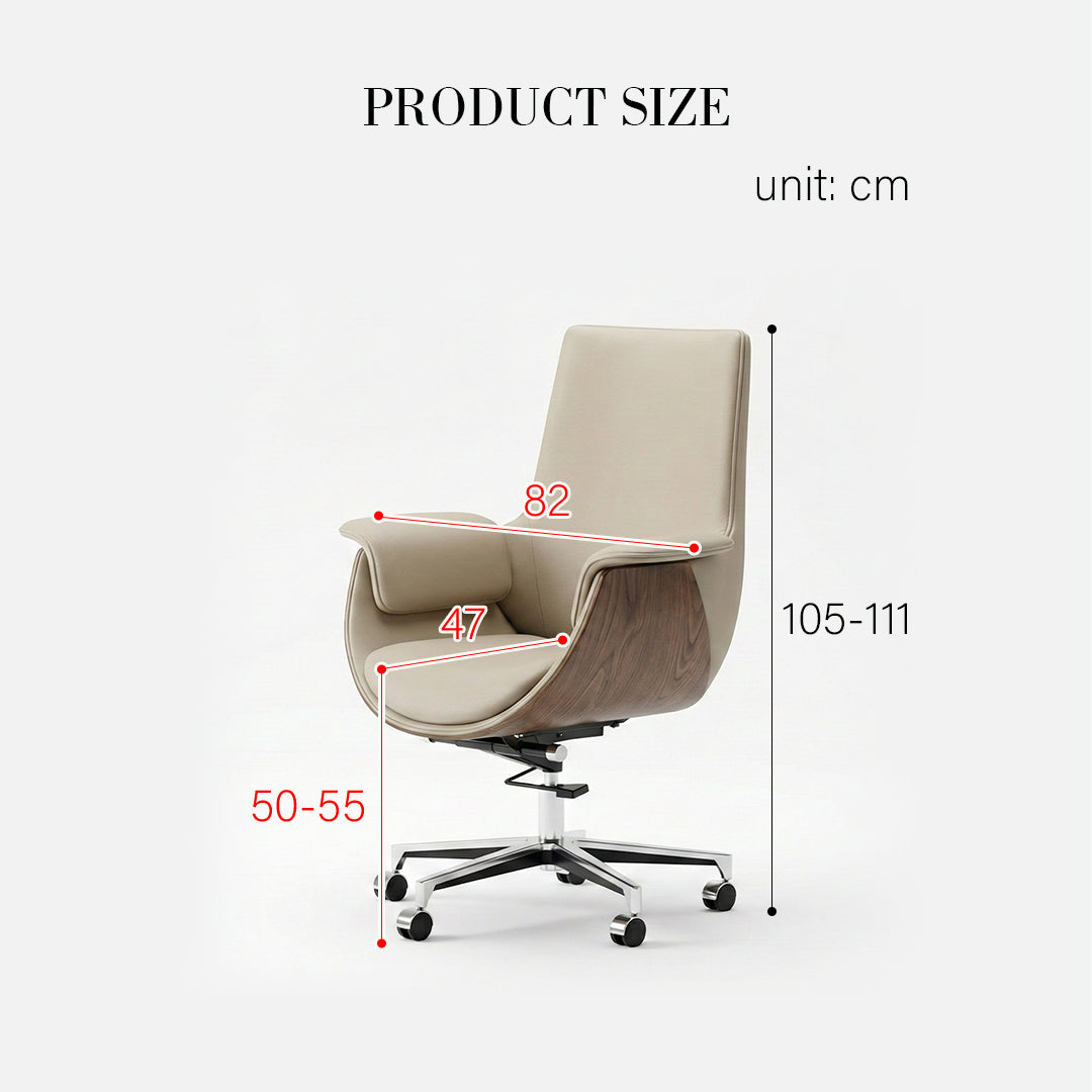 Deon E43 Home Office Chair, Medium Size-Weilai Concept