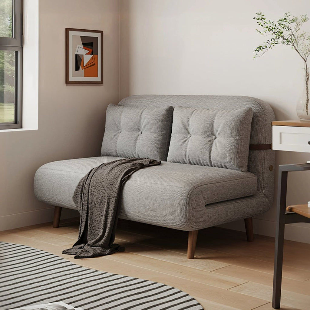 Evans Single Seater, Two Seater Sofa Bed, Linen - bargain beds and sofas