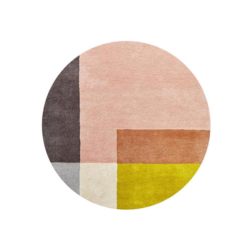 Halo Round Wool Rug, Various Shapes Available-Weilai Concept-Weilai Concept