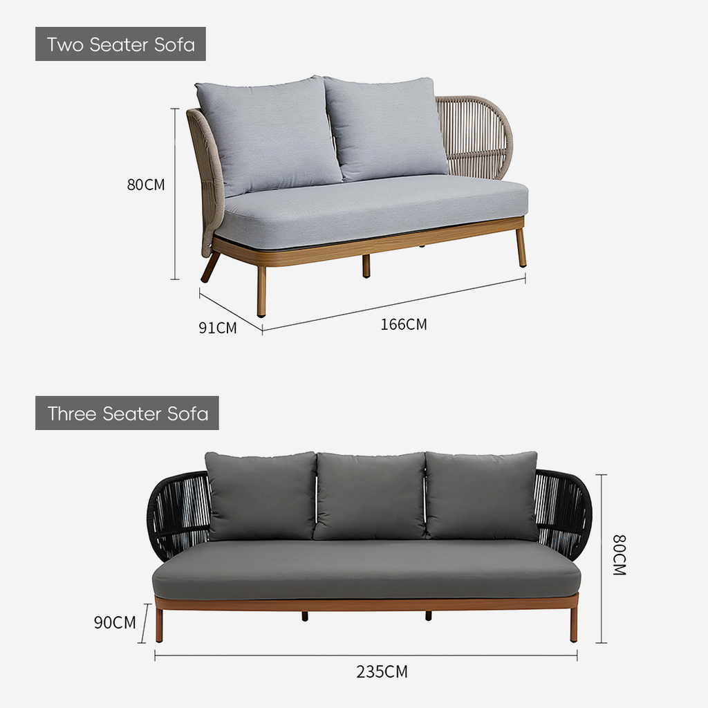 Temescal Armchair, Outdoor Furniture-Weilai Concept-Weilai Concept