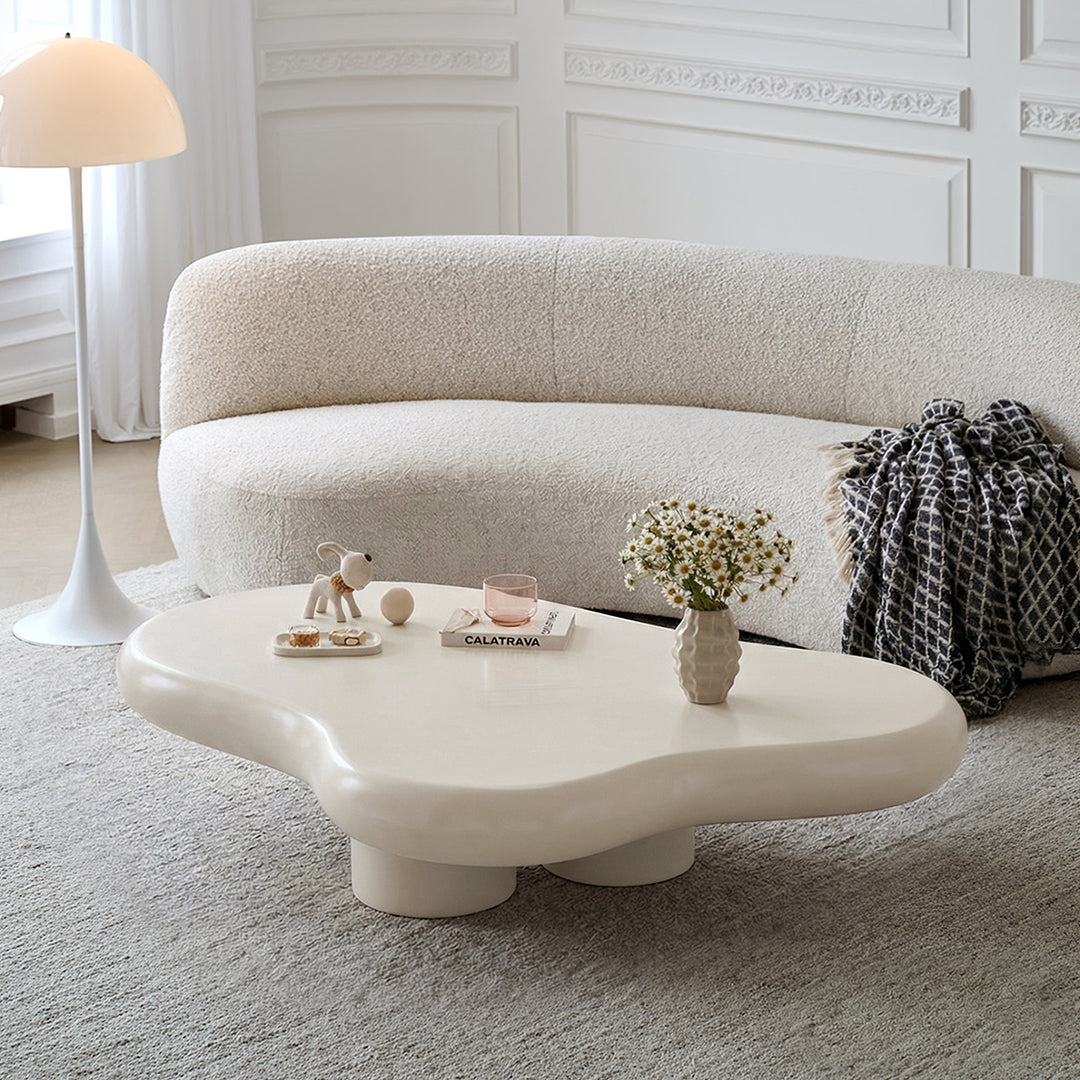 Quintus Coffee Table, Cream-Weilai Concept