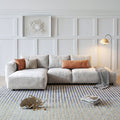 Samona Three Seater, Four Seater Corner Sofa, Leathaire - corner beige sofa