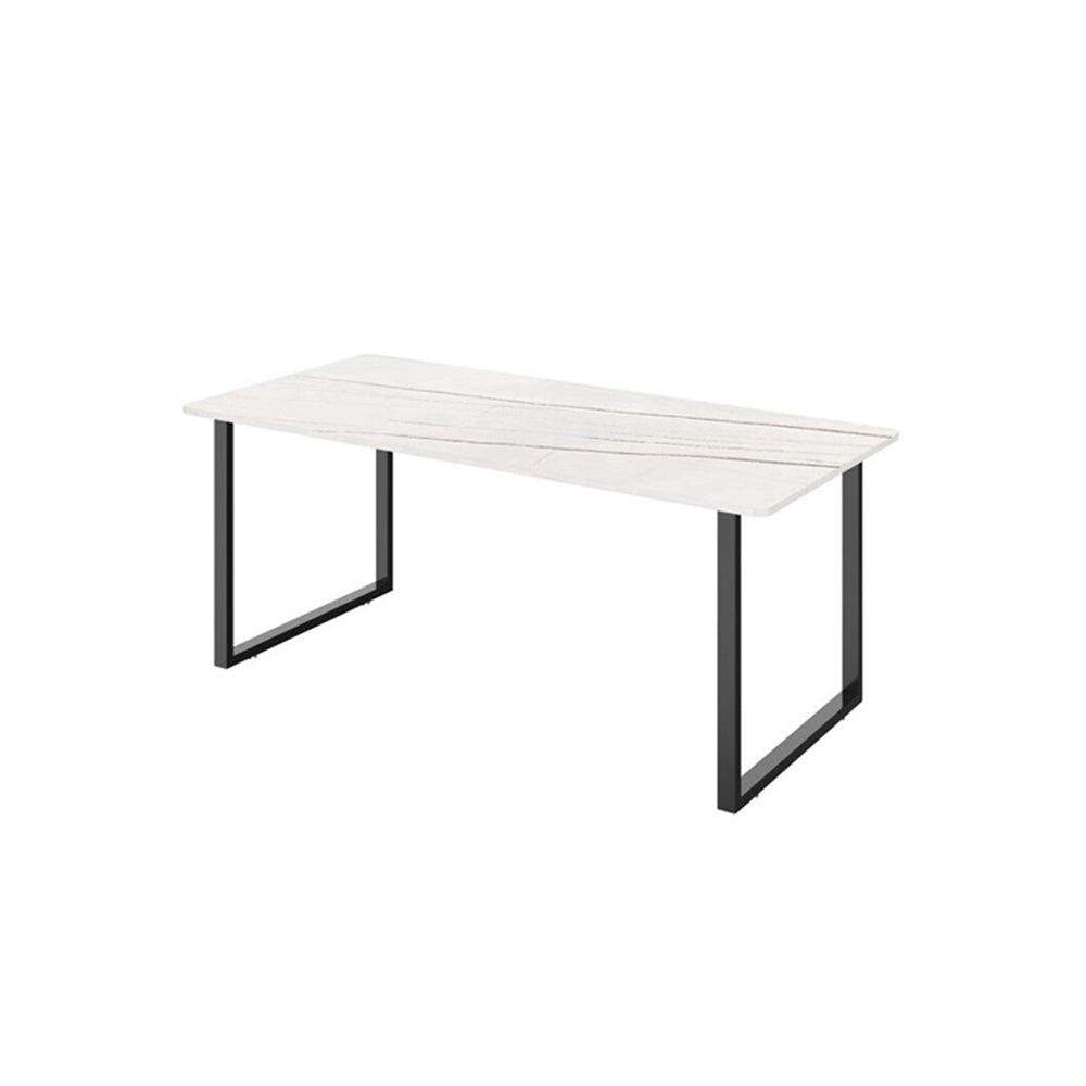 Casson Office Desk, Sintered Stone, lifestyle view