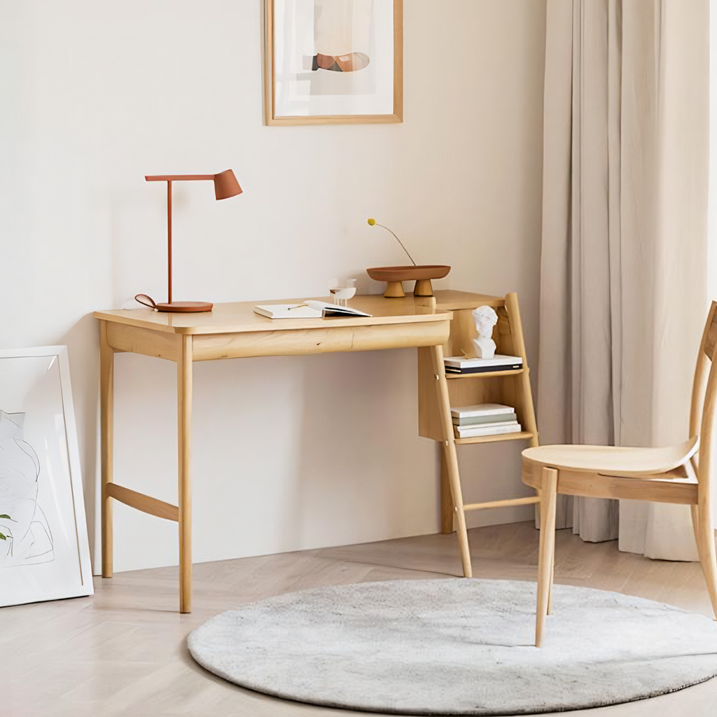 Sadie Office Desk, Ash - wood for office desk