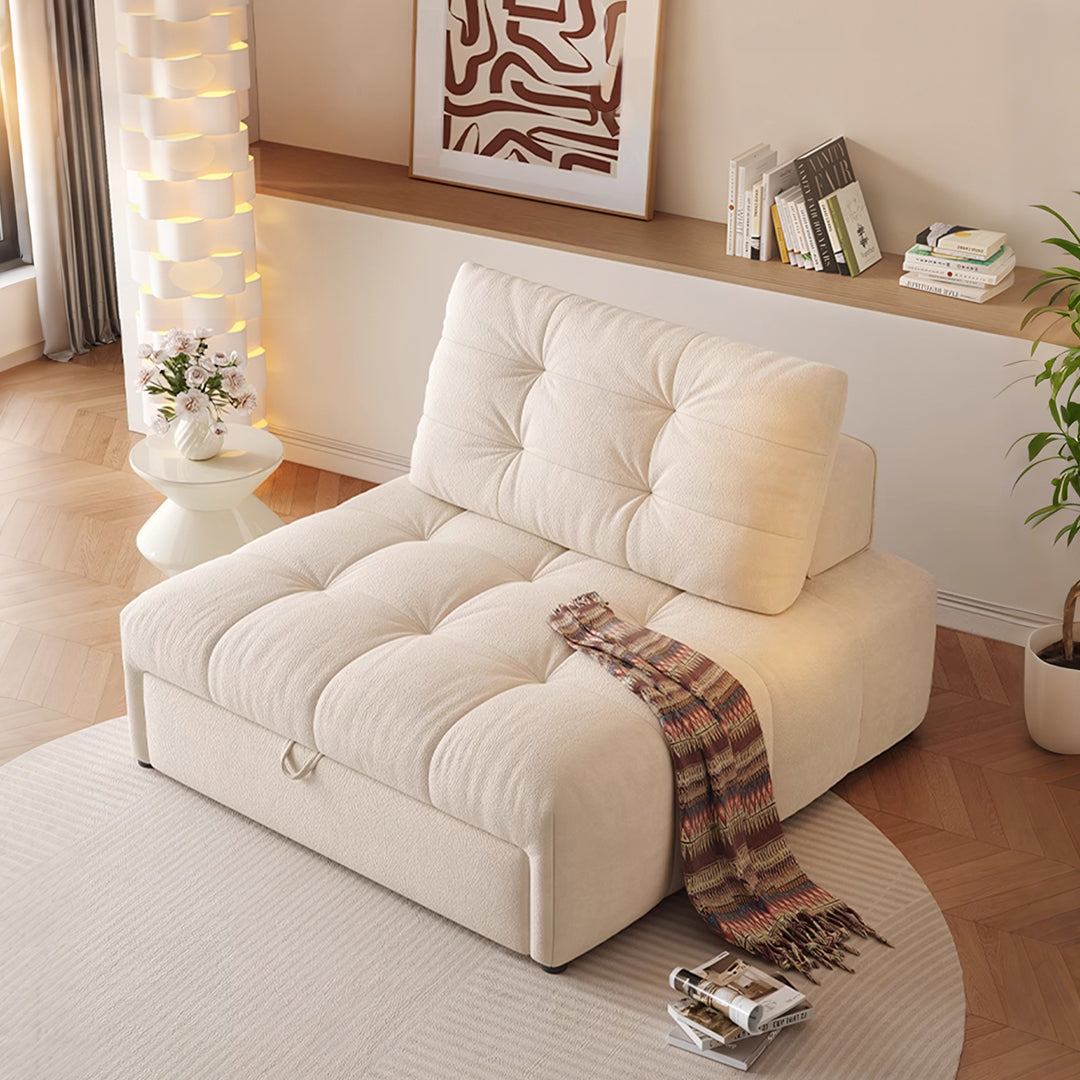 Alhassan Sleeper Armchair, Single Seater Bed, Leathaire-Weilai Concept