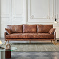 Luna Three Seaters Sofa, Three Seater Corner Sofa, Real Leather - affordable corner sofas