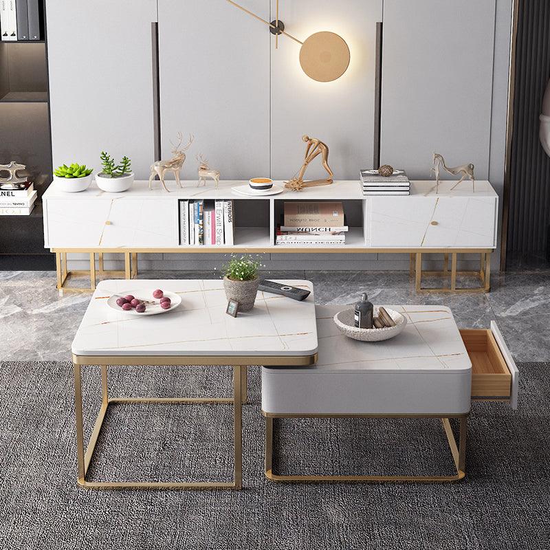 Lorelei Nesting Coffee Table Set, Sintered Stone-Weilai Concept-Weilai Concept