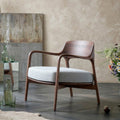 Hans Wegner Inspired Armchair, Dark Oak