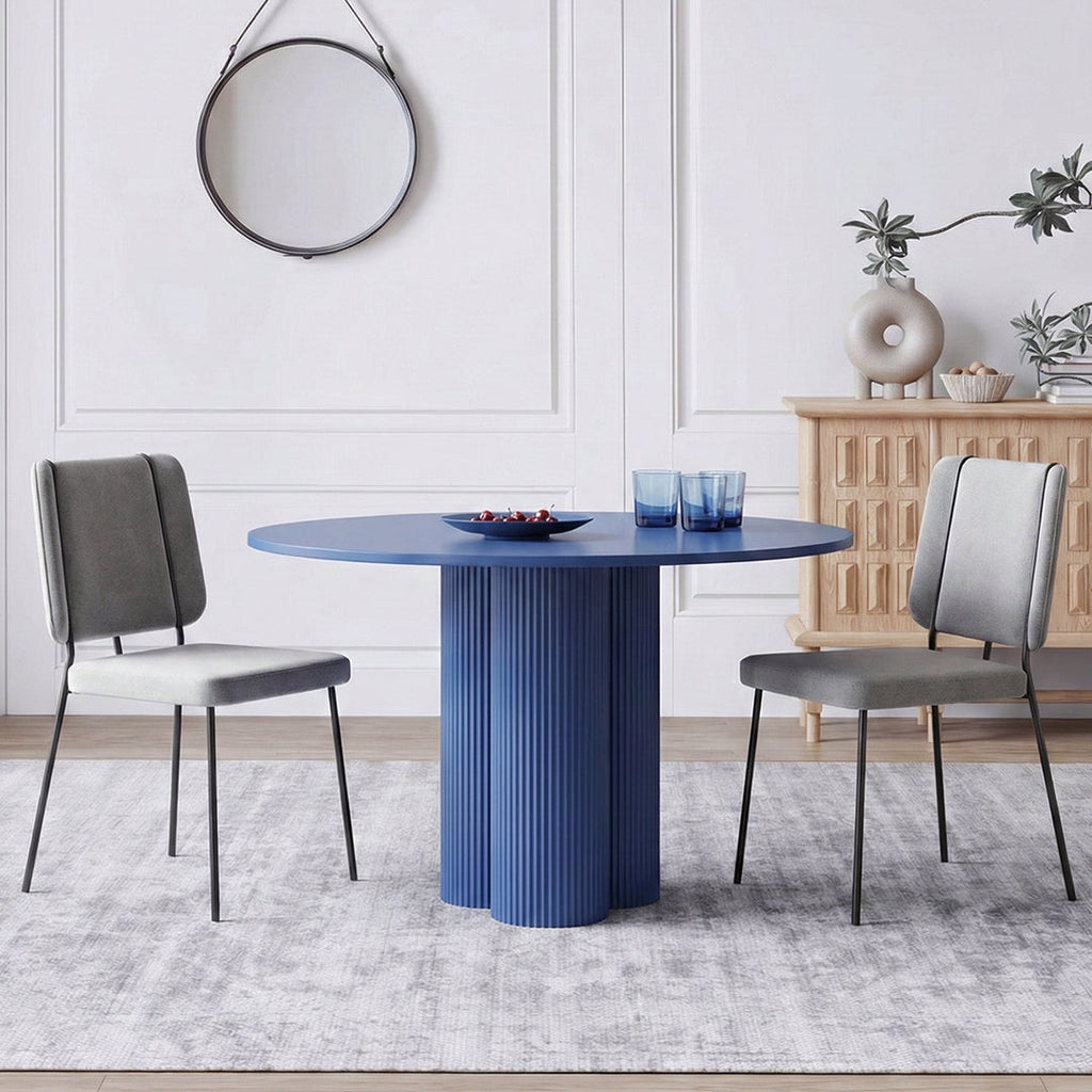 Vogue Round Dining Table - drop leaf dining table